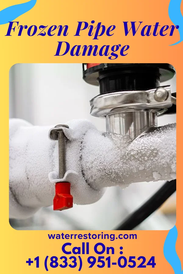 Frozen Pipe Water Damage in Wake Forest, NC